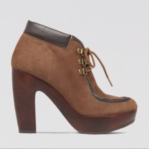 Lucky Brand Shoes - Lucky brand chuckka platform heeled booties